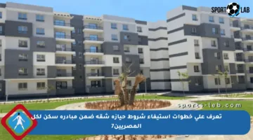 تعرف على خطوات استيفاء شروط حيازة شقة ضمن مبادرة سكن لكل المصريين7